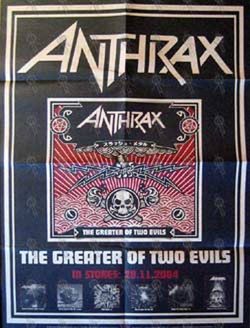 Anthrax The Greater Of Two Evils Rarity